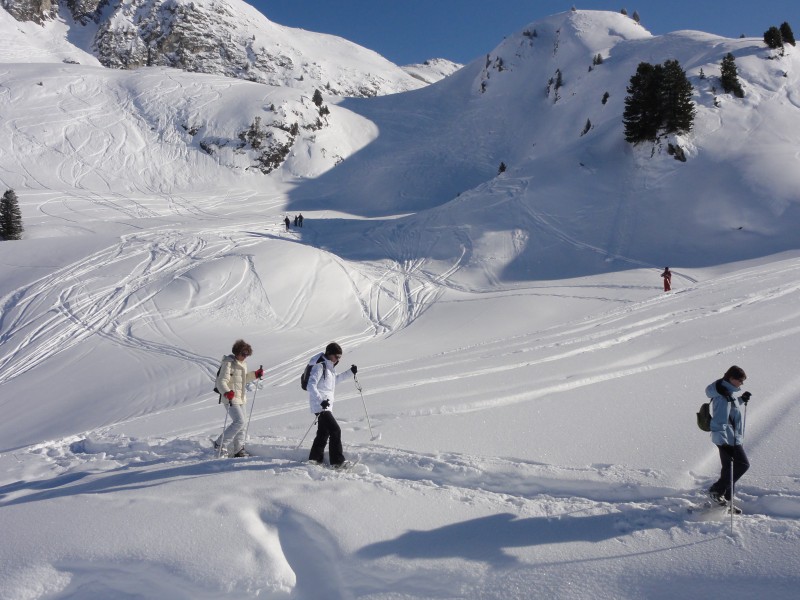 randonnée en raquettes en savoie